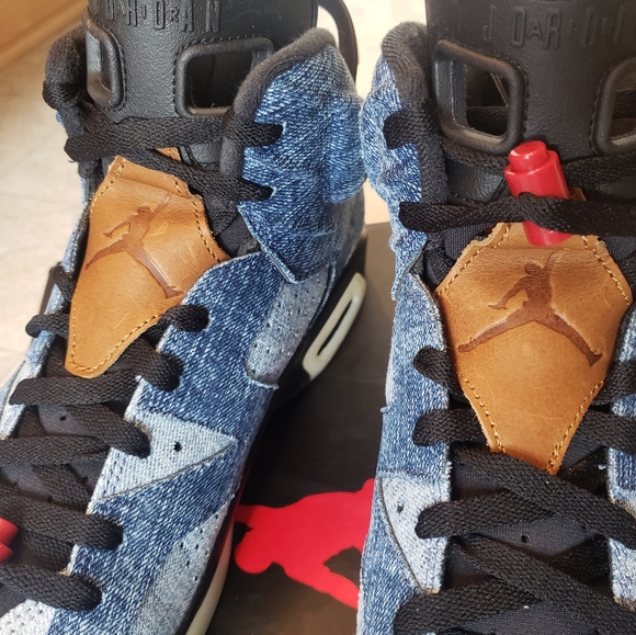 Jordan 6 Washed Denim - Picture 6 of 16